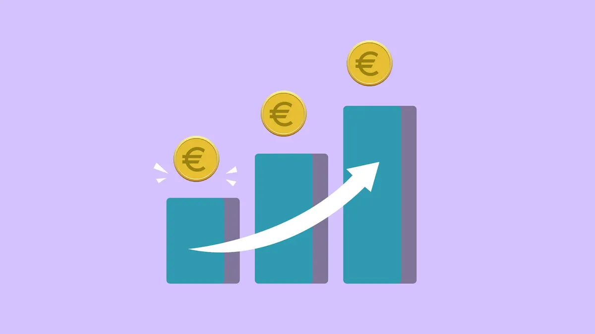 Bar chart comparing ecommerce profit margins across industries from fashion to digital products
