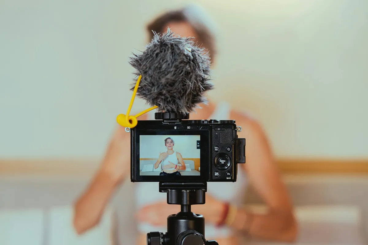 Example of a UGC-style video ad format for social media showing authentic customer testimonial