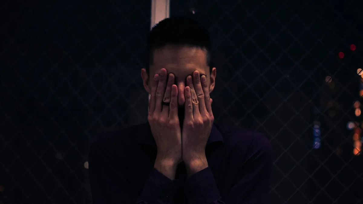 Colour psychology grid showing emotional associations of blue, green, orange, and black in ecommerce design context