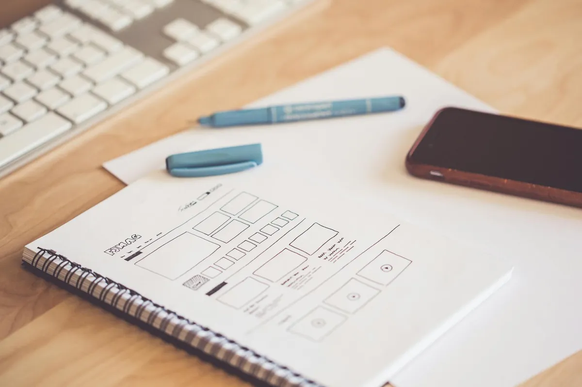 Mobile landing page layout showing proper visual hierarchy with single focal point and clear CTA