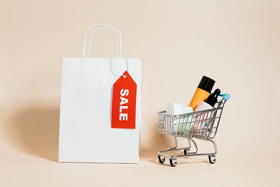 ecommerce product page with structured long copy layout